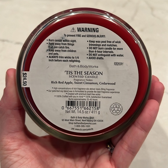 Bath & Body Works Candle - Picture 3 of 4